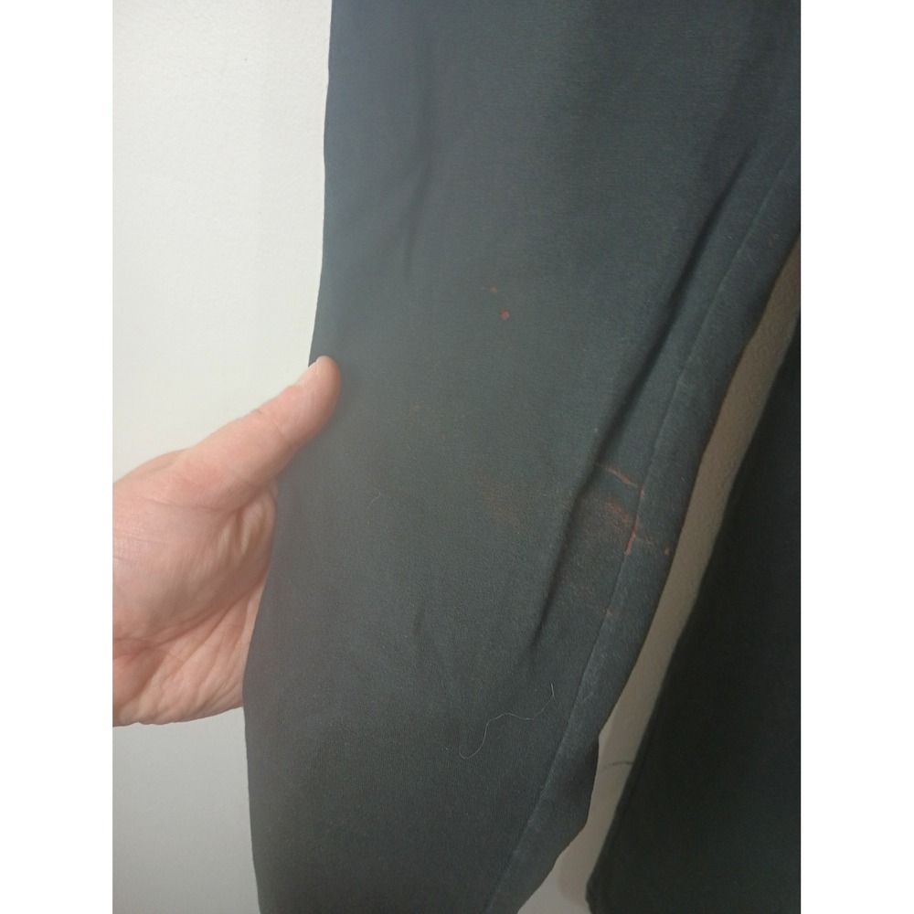 Victorias Secret PINK Foldover Waistband‎ Leggings Black Grey Y2K Logo Dog - Picture 4 of 10